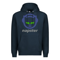 Navy napster Premium Hoodie - linhVisuals