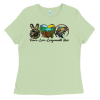 Matcha peace love largemouth bass Ladies Tee - LillyAllenDesigns