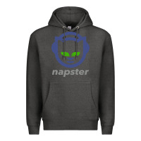 Charcoal Heather napster Premium Hoodie - linhVisuals