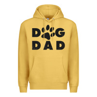 Antique Gold dog dad classic design paw gift t shirt Premium Hoodie - linhVisuals