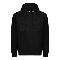 Black dog dad classic design paw gift t shirt Premium Hoodie - linhVisuals