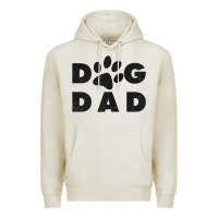 Oatmeal Heather dog dad classic design paw gift t shirt Premium Hoodie - linhVisuals