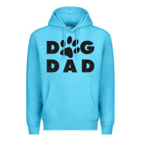 Ocean Blue dog dad classic design paw gift t shirt Premium Hoodie - linhVisuals