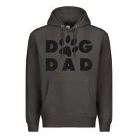 Smoke dog dad classic design paw gift t shirt Premium Hoodie - linhVisuals