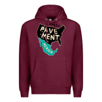 Burgundy pavement area Premium Hoodie - linhVisuals