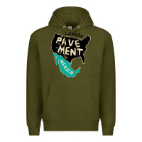 Army Green pavement area Premium Hoodie - linhVisuals