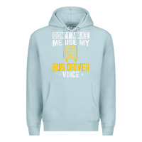 Blue Mist don't make me use bus driver voice school bus driver t shirt Premium Hoodie - linhVisuals