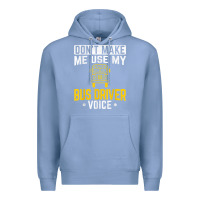 Colony Blue don't make me use bus driver voice school bus driver t shirt Premium Hoodie - linhVisuals