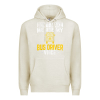 Oatmeal Heather don't make me use bus driver voice school bus driver t shirt Premium Hoodie - linhVisuals