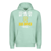 Seafoam don't make me use bus driver voice school bus driver t shirt Premium Hoodie - linhVisuals