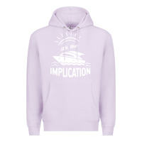 Lilac the implication its always sunny in philadelphia Premium Hoodie - linhVisuals