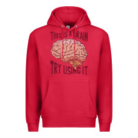 Cardinal Brain Premium Hoodie - linhVisuals