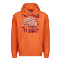 Carrot Brain Premium Hoodie - linhVisuals