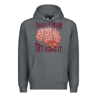 Rock Brain Premium Hoodie - linhVisuals