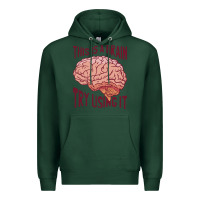 Sports Green Brain Premium Hoodie - linhVisuals