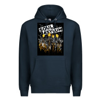 Navy soul asylum Premium Hoodie - linhVisuals