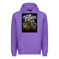 Purple soul asylum Premium Hoodie - linhVisuals