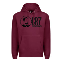 Burgundy cristian #ronaldo Premium Hoodie - linhVisuals