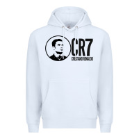 White cristian #ronaldo Premium Hoodie - linhVisuals