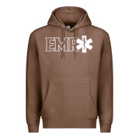 Chestnut emr ambulance ems emt emergency medical responder t shirt Premium Hoodie - linhVisuals