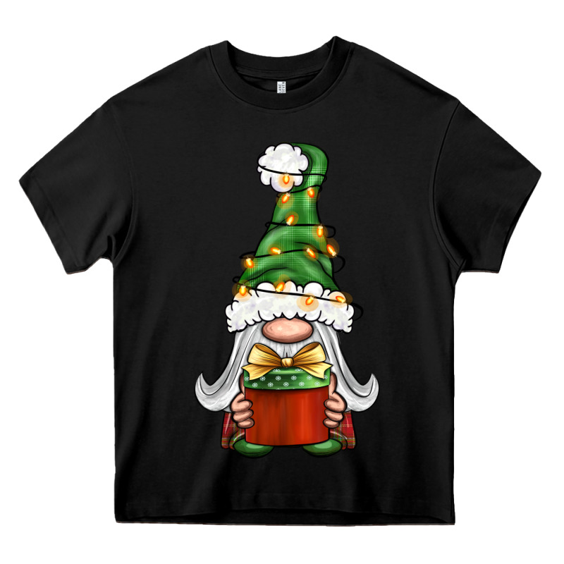 Christmas Gnome With Gift Heavy Core Tee by BundleAndBundleShop | Teevron