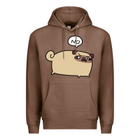 Chestnut no pug Premium Hoodie - linhVisuals