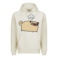 Oatmeal Heather no pug Premium Hoodie - linhVisuals
