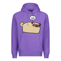 Purple no pug Premium Hoodie - linhVisuals