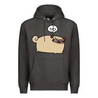 Smoke no pug Premium Hoodie - linhVisuals