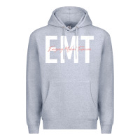 Heather Grey emt emergency medical technician ems first responder medic sweatshirt Premium Hoodie - linhVisuals