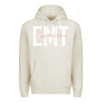 Oatmeal Heather emt emergency medical technician ems first responder medic sweatshirt Premium Hoodie - linhVisuals