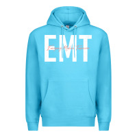 Ocean Blue emt emergency medical technician ems first responder medic sweatshirt Premium Hoodie - linhVisuals