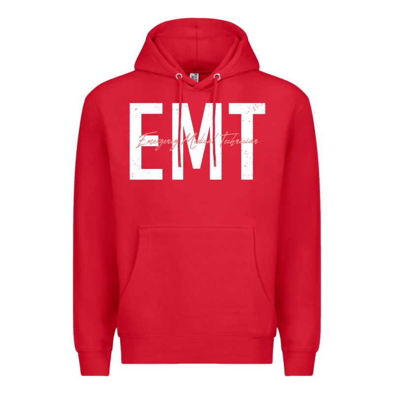Emt Emergency Medical Technician Ems First Responder Medic Sweatshirt Premium Hoodie by linhVisuals | Teevron