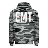 Slate Camo emt emergency medical technician ems first responder medic sweatshirt Premium Hoodie - linhVisuals