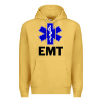 Antique Gold emt ems paramedic star of life caduceus t shirt Premium Hoodie - linhVisuals
