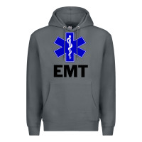 Rock emt ems paramedic star of life caduceus t shirt Premium Hoodie - linhVisuals