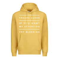 Antique Gold emt hoodie funny trauma queen attention bleeding fun gift Premium Hoodie - linhVisuals