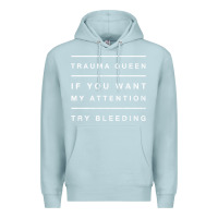 Blue Mist emt hoodie funny trauma queen attention bleeding fun gift Premium Hoodie - linhVisuals