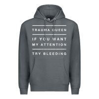 Rock emt hoodie funny trauma queen attention bleeding fun gift Premium Hoodie - linhVisuals