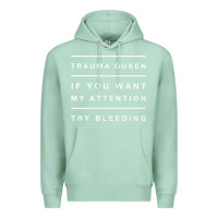 Seafoam emt hoodie funny trauma queen attention bleeding fun gift Premium Hoodie - linhVisuals