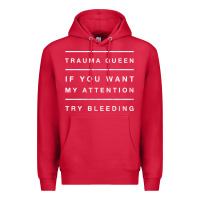 Cardinal emt hoodie funny trauma queen attention bleeding fun gift Premium Hoodie - linhVisuals