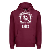 Burgundy emt shirts for women  emt pullover hoodie Premium Hoodie - linhVisuals