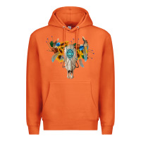 Carrot boho bull skull Premium Hoodie - BarkalooDesign