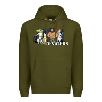 Army Green ball fondlers Premium Hoodie - linhVisuals