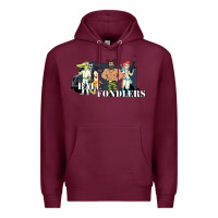 Burgundy ball fondlers Premium Hoodie - linhVisuals