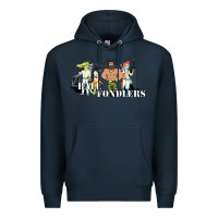Navy ball fondlers Premium Hoodie - linhVisuals