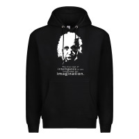 Black albert einstein quote1 Premium Hoodie - linhVisuals