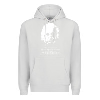 Dove Grey albert einstein quote1 Premium Hoodie - linhVisuals