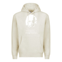 Oatmeal Heather albert einstein quote1 Premium Hoodie - linhVisuals