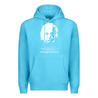 Ocean Blue albert einstein quote1 Premium Hoodie - linhVisuals